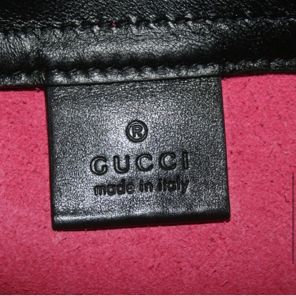 Gucci 2018 Leather Drawstring Backpack in Pink NEW WITH DUSTBAG - Picture 15 of 16